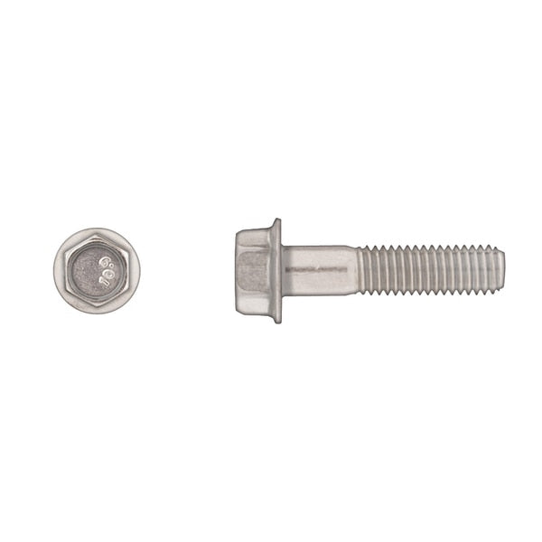 Metric 10.9 Hex Flange Bolts 8-1.25X35mm 12mm Hex Hd PK10