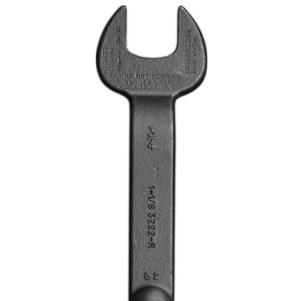 Spud Wrench, 1-1/8-Inch Nominal Opening for Regular Nut