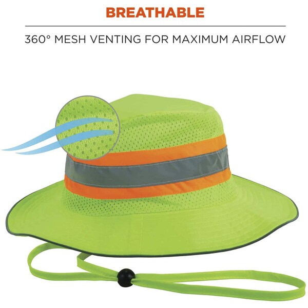 Cooling Hat, Lime, Solid, S/M Size