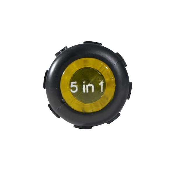 Multi-Bit Screwdriver / Nut Driver, 5-in-1, Phillips, Slotted Bits