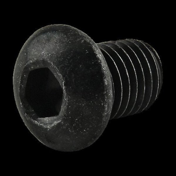 M7 Socket Head Cap Screw, Zinc Plated Steel, 3/8 in Length