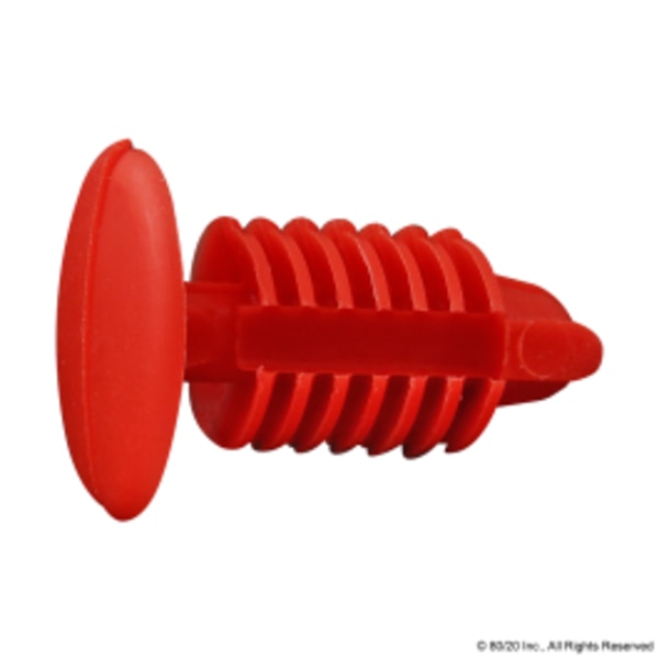 Push In Fastener Red, 10 S
