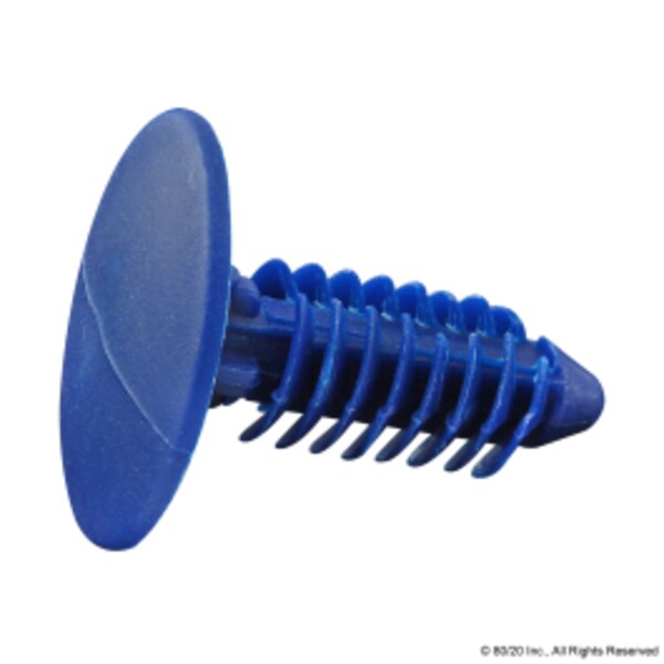 Push In Fastener Blue, 15 S