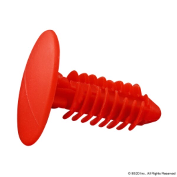 Push In Fastener Red, 15 S