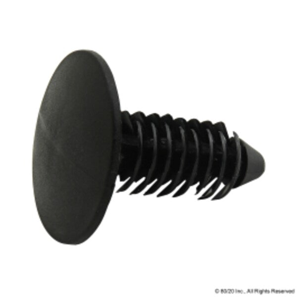 Push In Fastener, Black, 15 S
