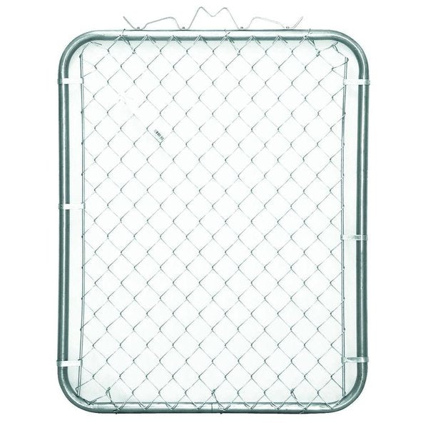 Walk Gate, Galvnzd Stl, Rnd Cornrs, 39