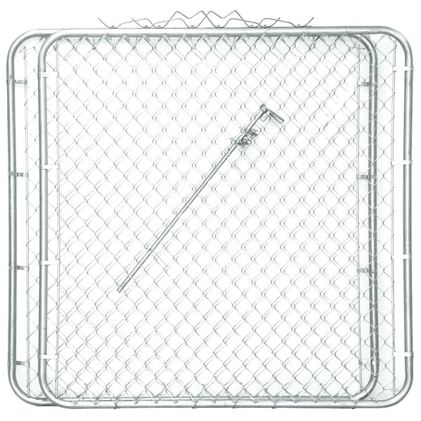 Drive Gate, Galvanized, 2-Panels, 10x5 ft.