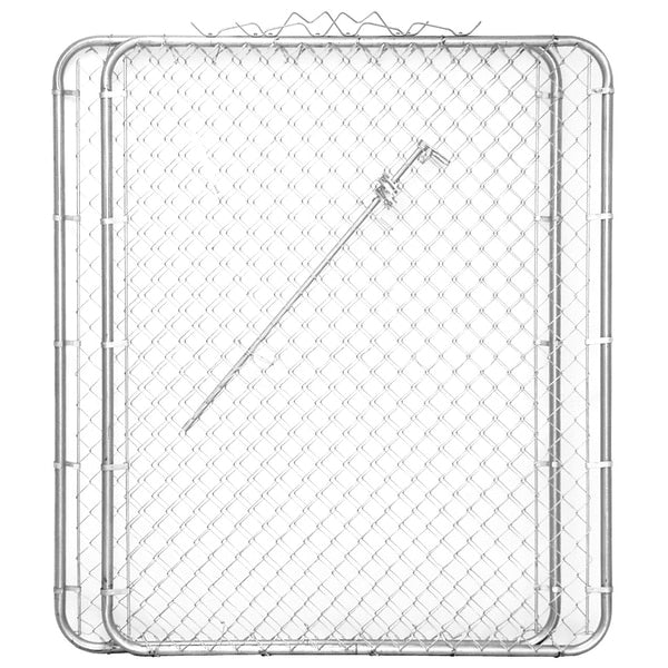 Drive Gate, Galvanized, 2-Panels, 10x6 ft.