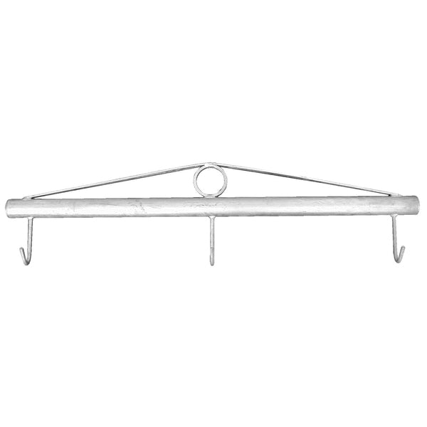 Chain Link Stretcher Bar, Steel, 3 Hooks