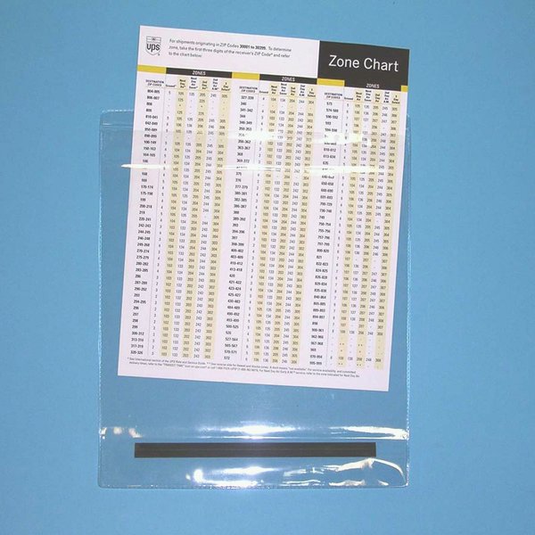 Pocket, Magnetic, Vinyl, Clear, PK25