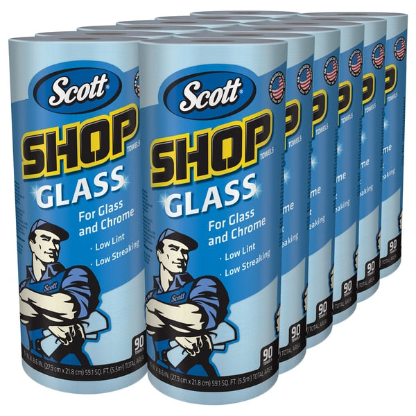 Shop Towel Glass Blue, 11