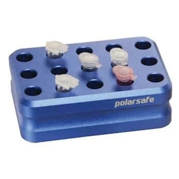 Aluminum Cooling Block, 15-Well for 1.5/