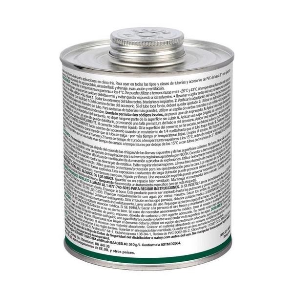 Clear Cement For PVC, All Weather, 32 oz.
