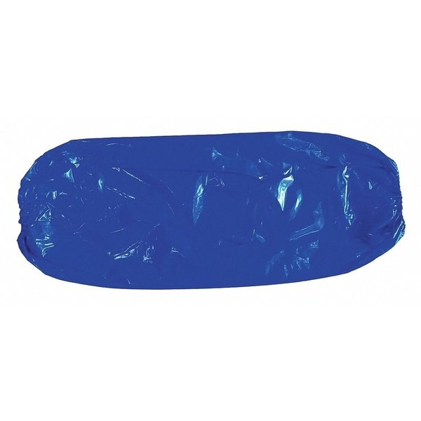 Disposable Sleeve, Chemical Resistant, Polyethylene, Welded Seam, 18 in Length, Blue, 100 Pack