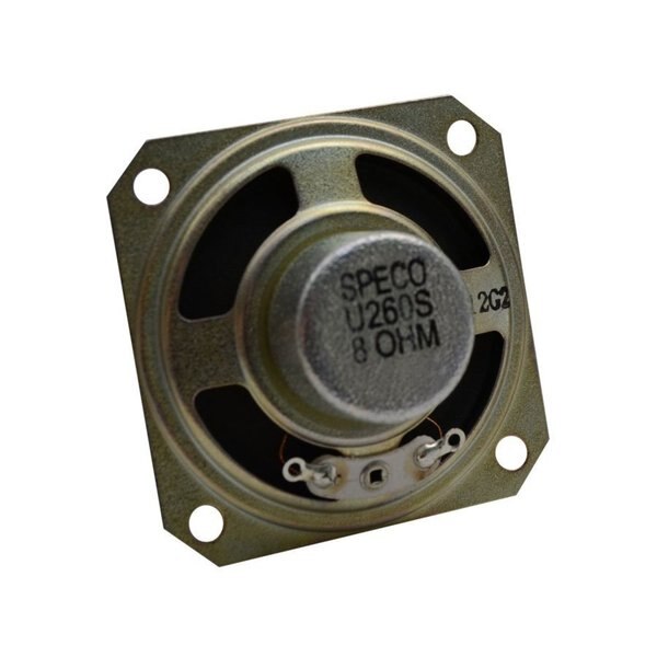Speaker, 0.1 lb., 92dB, Paper Woofer