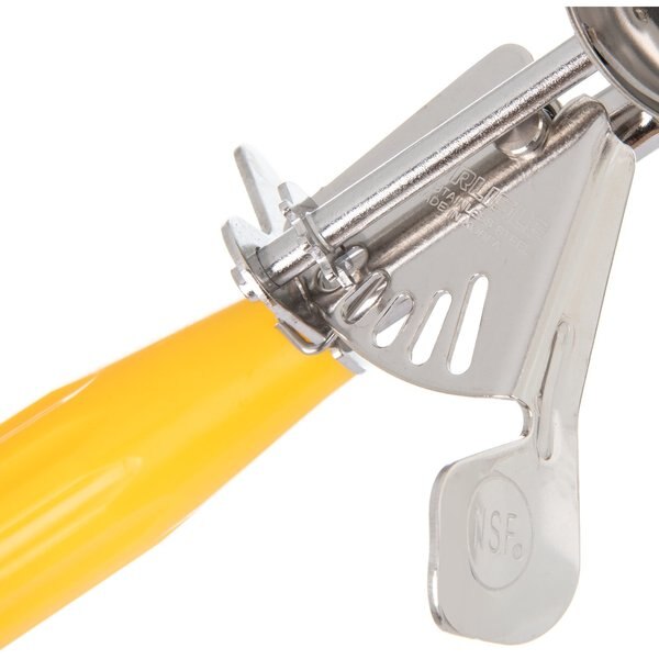 SS Disher Scoop #20, 2 oz., Yellow, PK12