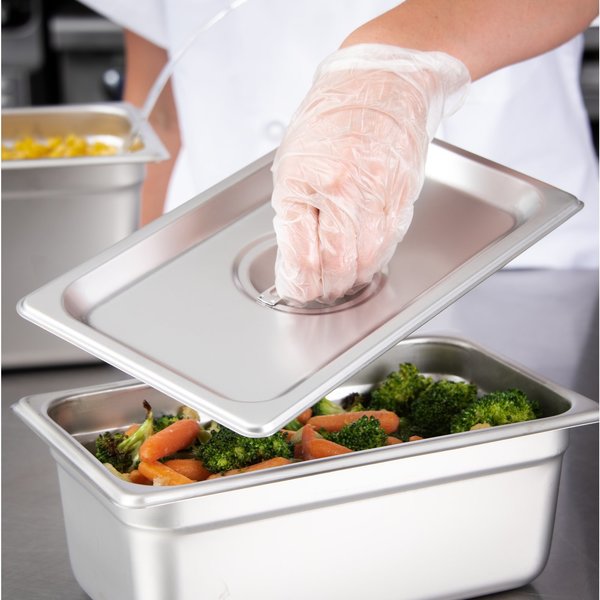 DuraPan, 1/4, SS, Steam Tbl Pan Cover, PK6