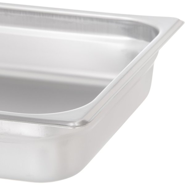 Half Lt ga., SS Steam Table Pan, 2.5