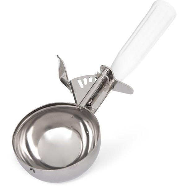 SS Disher Scoop #6, 4.7 oz., White, PK12
