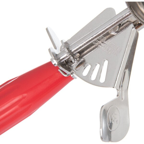 SS Disher Scoop #24, 1.8 oz., Red, PK12