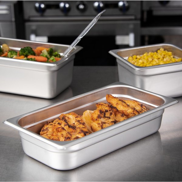Lt Ga. SS Steam Table Pan, 1/3, 2.5