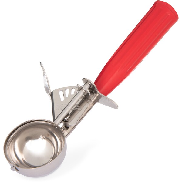 SS Disher Scoop #24, 1.8 oz., Red, PK12