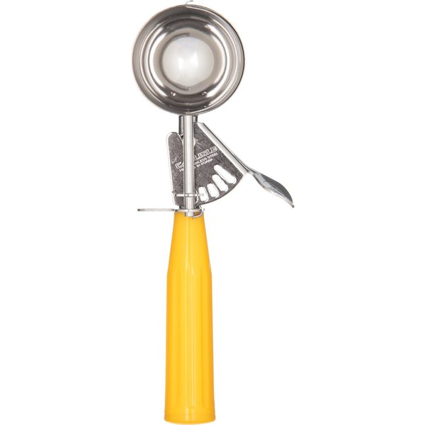 SS Disher Scoop #20, 2 oz., Yellow, PK12