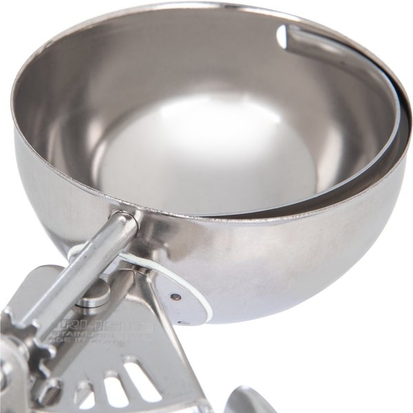 SS Disher Scoop #10, 3.8 oz., Ivory, PK12