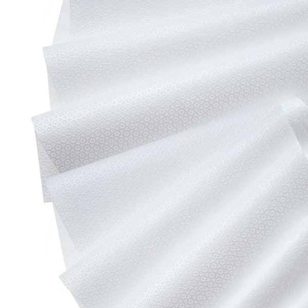 Dry Wipe, White, Soft Pack, Meltblown, Clean Rooms and Food Processing, 5 PK, 100 Wipes, Unscented