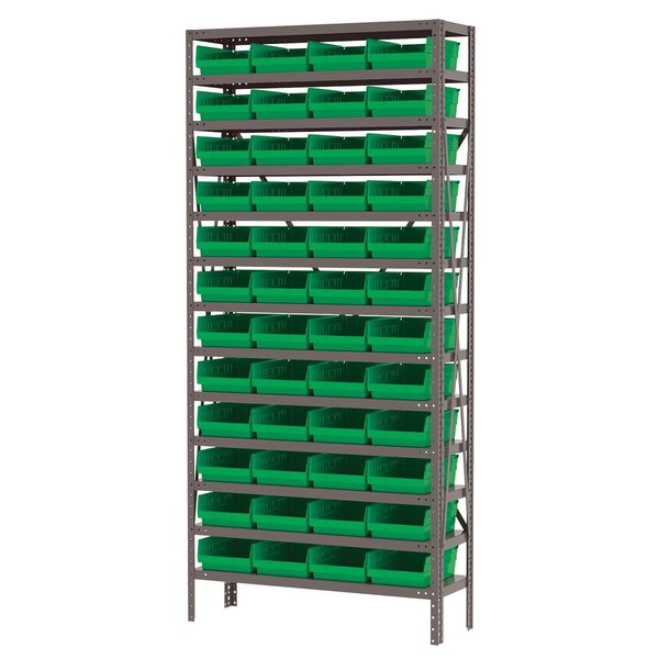 Wire Shelving Kit, Steel, Sh Sys, 48 3015
