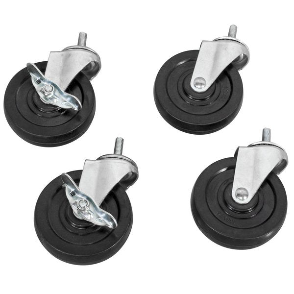 Swivel Caster Set W/ Brakes, 5