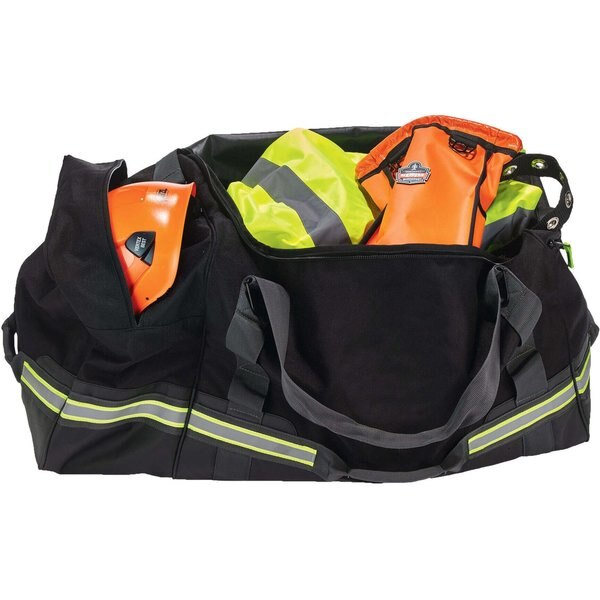 Fire/Safety Gear Bag, Black, Polyester