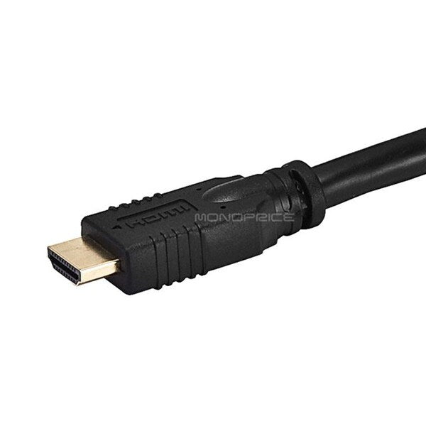 HDMI Extension Cable, Black, 3 ft., 24AWG