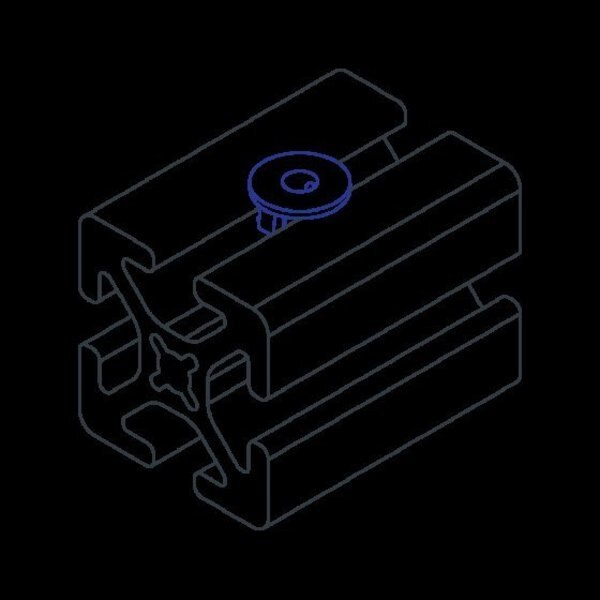 Nylon T-Slot Nuts, PK50