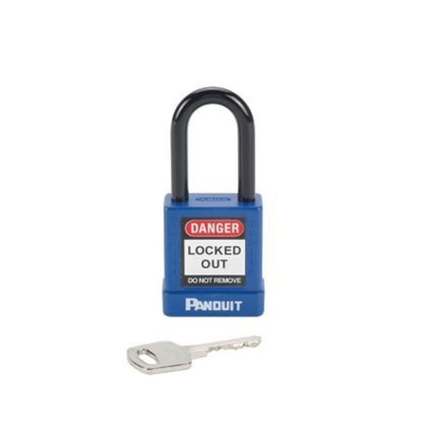 Safety Lockout Padlock, Body Color: Blue