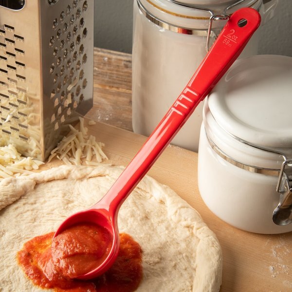 Solid Long Handle, 2 oz., Red, PK12