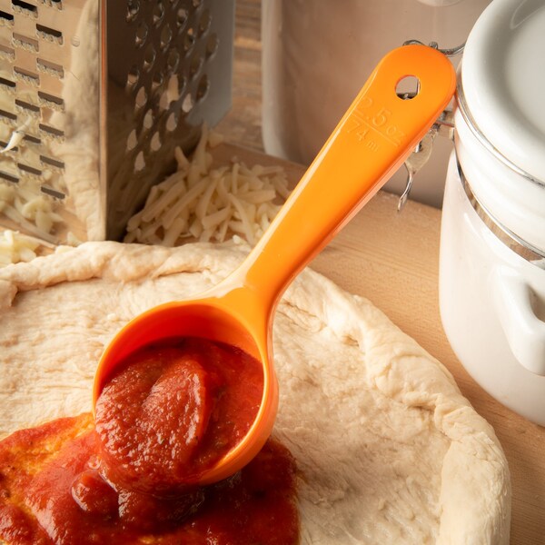 Solid Short Handle, 2.5 oz., Orange, PK12