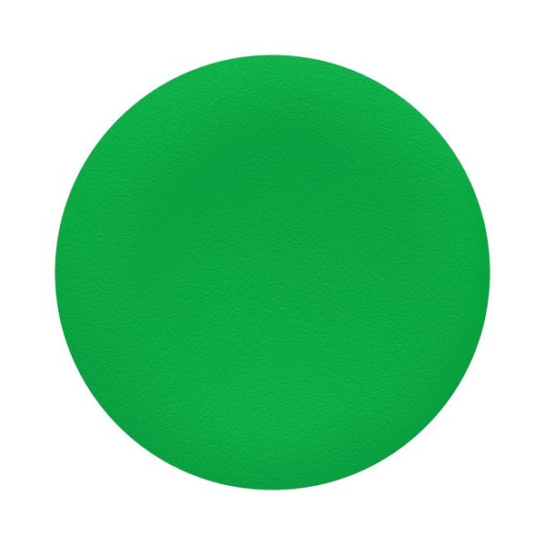 Green cap unmarked for circular flush pu
