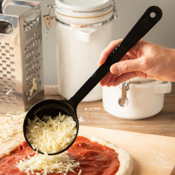 Solid Long Handle, 6 oz., Blk, PK12