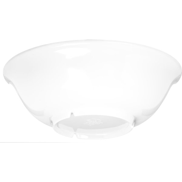 Melamine Footed Serve Bwl, 57 oz., Wt, PK12