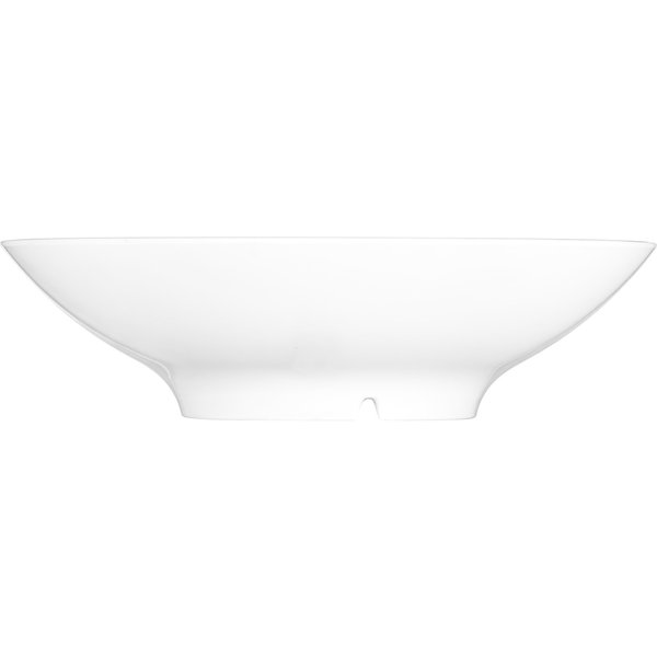 Melamine Shallow Bowl, 46 oz., Wht, PK12