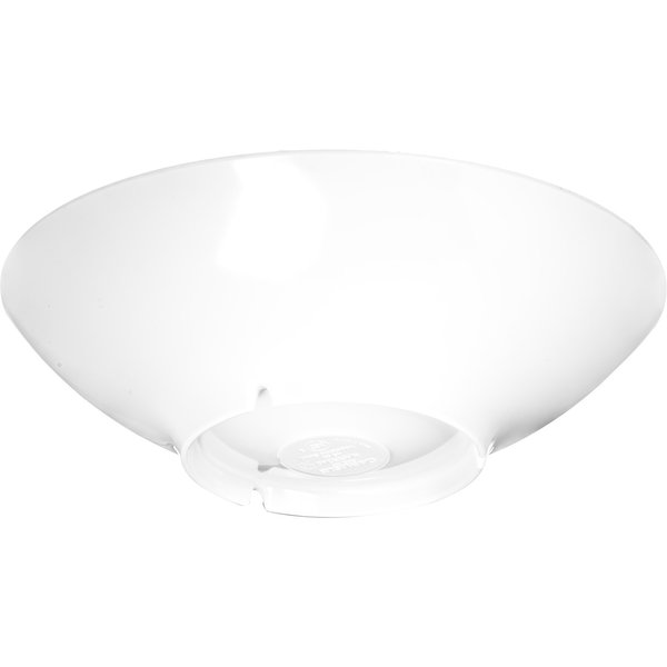 Melamine Shallow Bowl, 46 oz., Wht, PK12