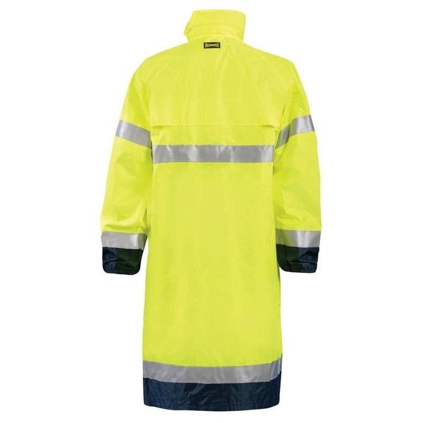 Rain Jacket, Unisex, Polyester, Yellow, XL