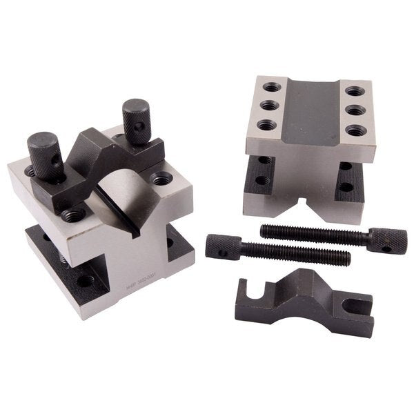 1-3/8 L X 1-3/8 W X 1-3/16 H Precision V-Block & Clamp Set