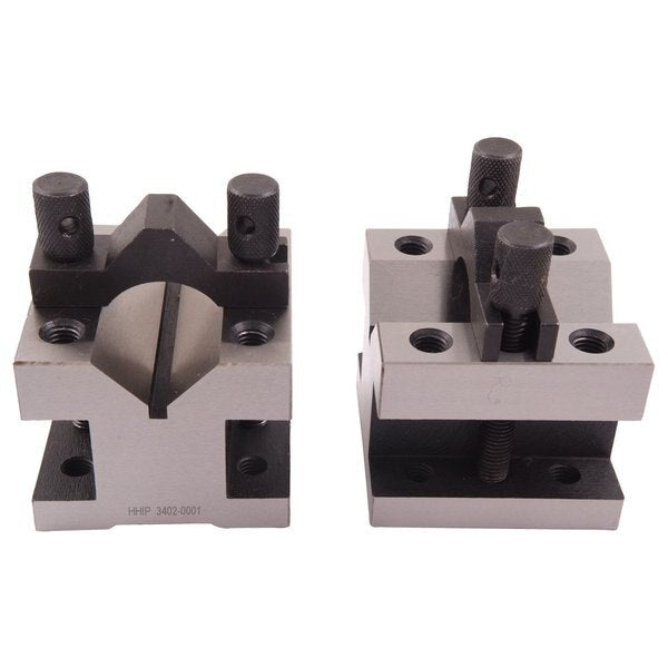 1-3/8 L X 1-3/8 W X 1-3/16 H Precision V-Block & Clamp Set