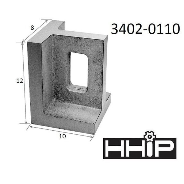 8 X 10 X 12 Precision Ground Right Angle Plate
