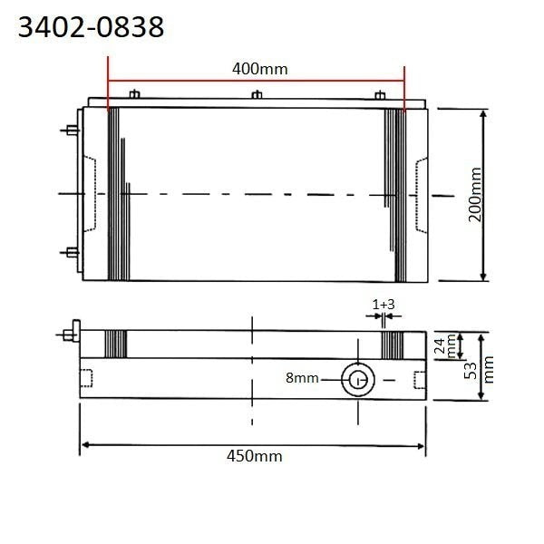 450mm X 200mm Standard Pole Permanenet Magnetic Chuck