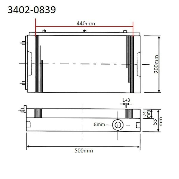 500mm X 200mm Standard Pole Permanenet Magnetic Chuck
