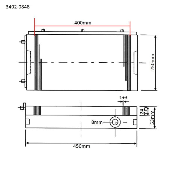 450mm X 250mm Standard Pole Permanenet Magnetic Chuck