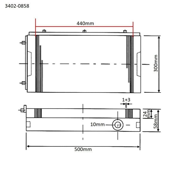 500mm X 300mm Standard Pole Permanenet Magnetic Chuck